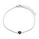 Bracciale in argento con Rodolite