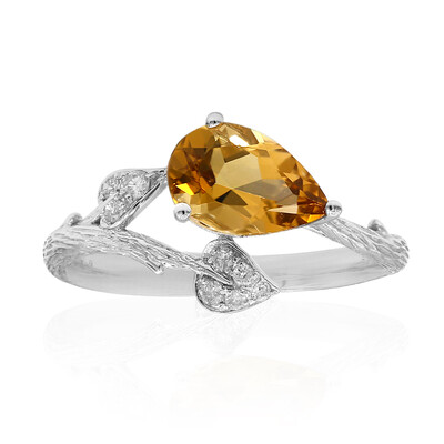 Anello in oro con Tormalina Neon del Congo (Smithsonian)
