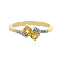 Anello in argento con Citrino