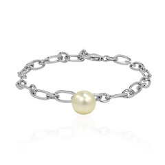 Bracciale in argento con Perla Dorata dei Mari del Sud Kabira (TPC)