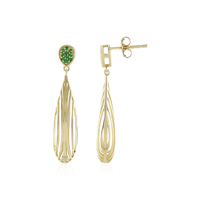 Orecchini in oro con Smeraldo Zambia (Ornaments by de Melo)