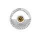 Ciondolo in argento con Zircone Giallo (MONOSONO COLLECTION)