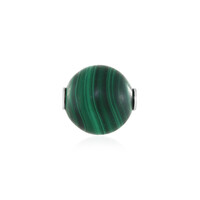 Ciondolo in argento con Malachite