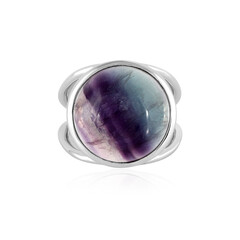 Anello in argento con Fluorite