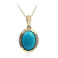 Collana in argento con Turchese Sleeping Beauty (Faszination Türkis)