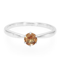 Anello in argento con Granato Malaya