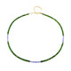 Collana in argento con Diopside Russo