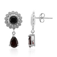 Orecchini in argento con Granato