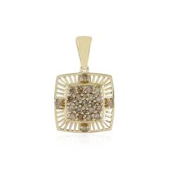 Ciondolo in oro con Diamante Champagne I2 (Ornaments by de Melo)