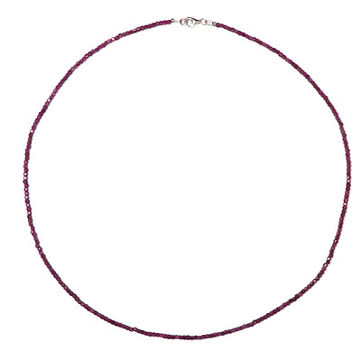 Collana in argento con Rubino del Madagascar