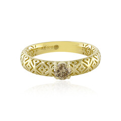 Anello in oro con Diamante Champagne I2 (Ornaments by de Melo)