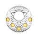 Ciondolo in argento con Ambra Baltica Limone (dagen)