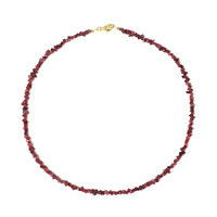 Collana in argento con Spinello Rosso