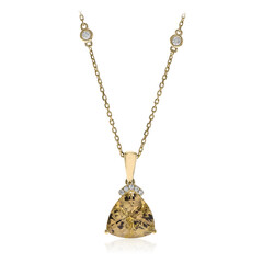 Collana in oro con Tormalina Neon del Congo (CIRARI)