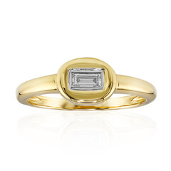 Anello in oro con Diamante IF (D)