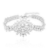 Bracciale in argento con Topazio Bianco