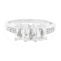 Anello in argento con Berillo Himalayano