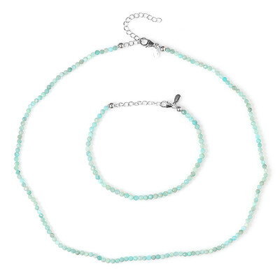 Parure in argento con Amazzonite
