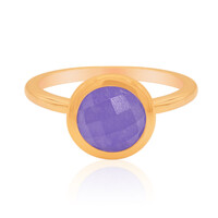 Anello in argento con Giada Lavanda