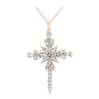 Collana in argento con Topazio Bianco