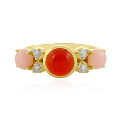 Anello in argento con Corniola
