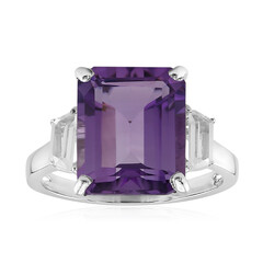 Anello in argento con Ametista