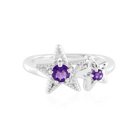 Anello in argento con Ametista
