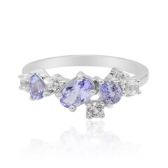 Anello in argento con Tanzanite