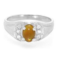 Anello in argento con Opale Kalimaya