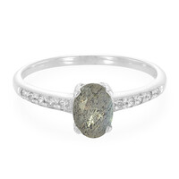 Anello in argento con Labradorite