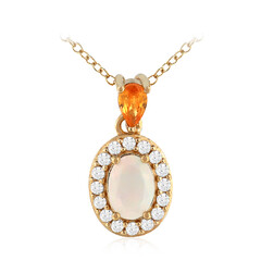 Collana in argento con Opale di Welo