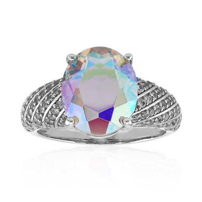 Anello in argento con Quarzo Moonlight