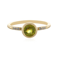 Anello in oro con Sfene