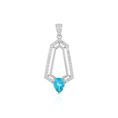 Ciondolo in argento con Topazio Paraiba