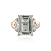 Anello in argento con Ametista Verde