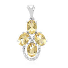 Ciondolo in argento con Quarzo Champagne
