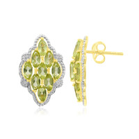 Orecchini in argento con Peridoto