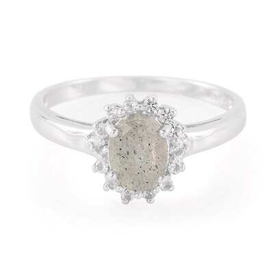 Anello in argento con Labradorite