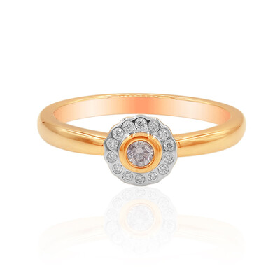 Anello in oro con Diamante Rosa d'Argyle I3 (Mark Tremonti)