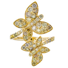 Anello in oro con Diamante Fancy SI2 (CIRARI)