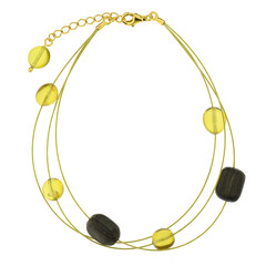 Bracciale in argento con Ambra Verde Colombiana