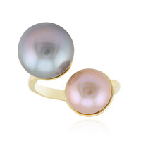 Anello in argento con Perla d'Acqua Dolce Argentata (TPC)