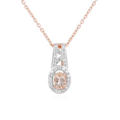 Collana in argento con Morganite