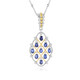 Collana in argento con Cianite (Dallas Prince Designs)