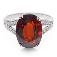 Anello in oro con Spessartina (AMAYANI)