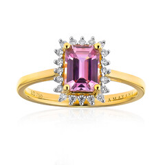 Anello in oro con Diasporo Rosa (AMAYANI)