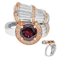 Anello in argento con Rodolite (Dallas Prince Designs)