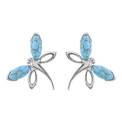 Orecchini in argento con Turchese (dagen)
