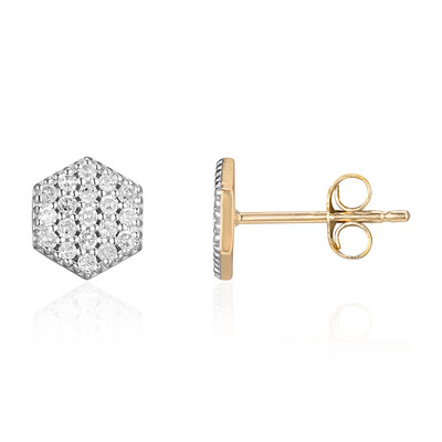 Orecchini in oro con Diamante I3 (I)
