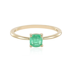 Anello in oro con Smeraldo Colombiano